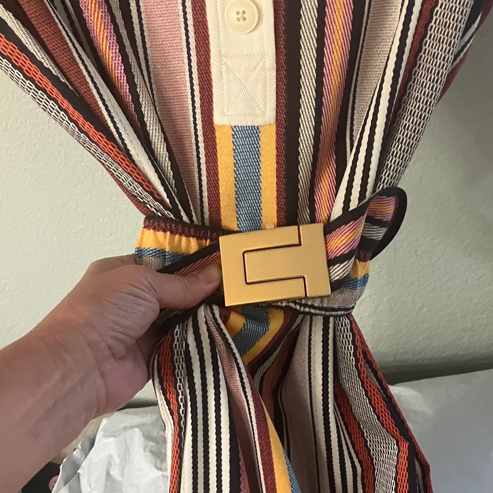 Tory Burch Striped Polo Midi Dress - Picture 4 of 6